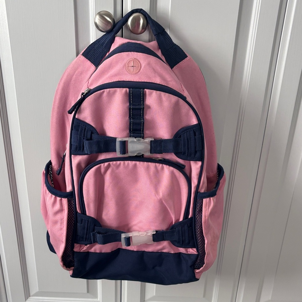Pink and Navy Kids Backpack